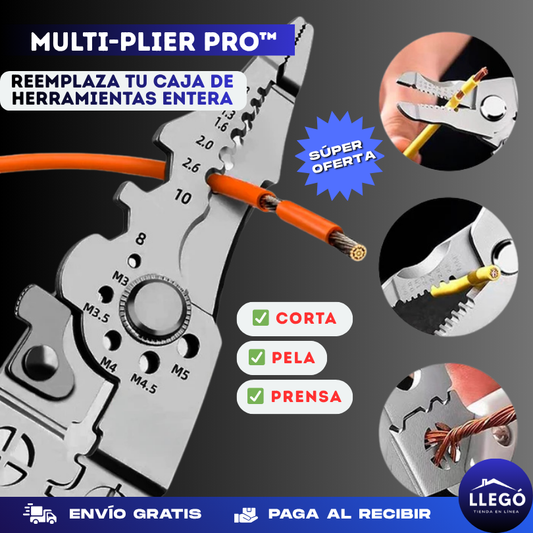 MULTI-PLIER PRO™: La herramienta todo en uno que reemplaza tu alicate y pinzas viejas.
