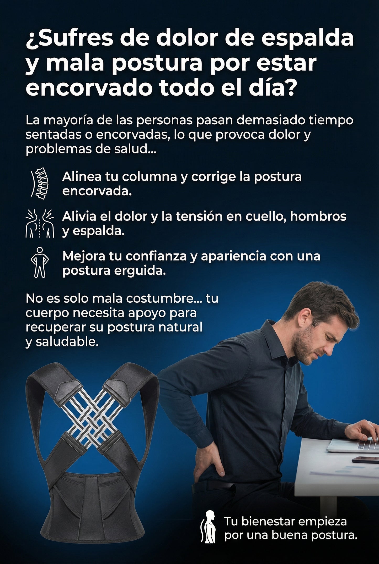 FAJA CORRECTOR DE POSTURA  MYZ-3303