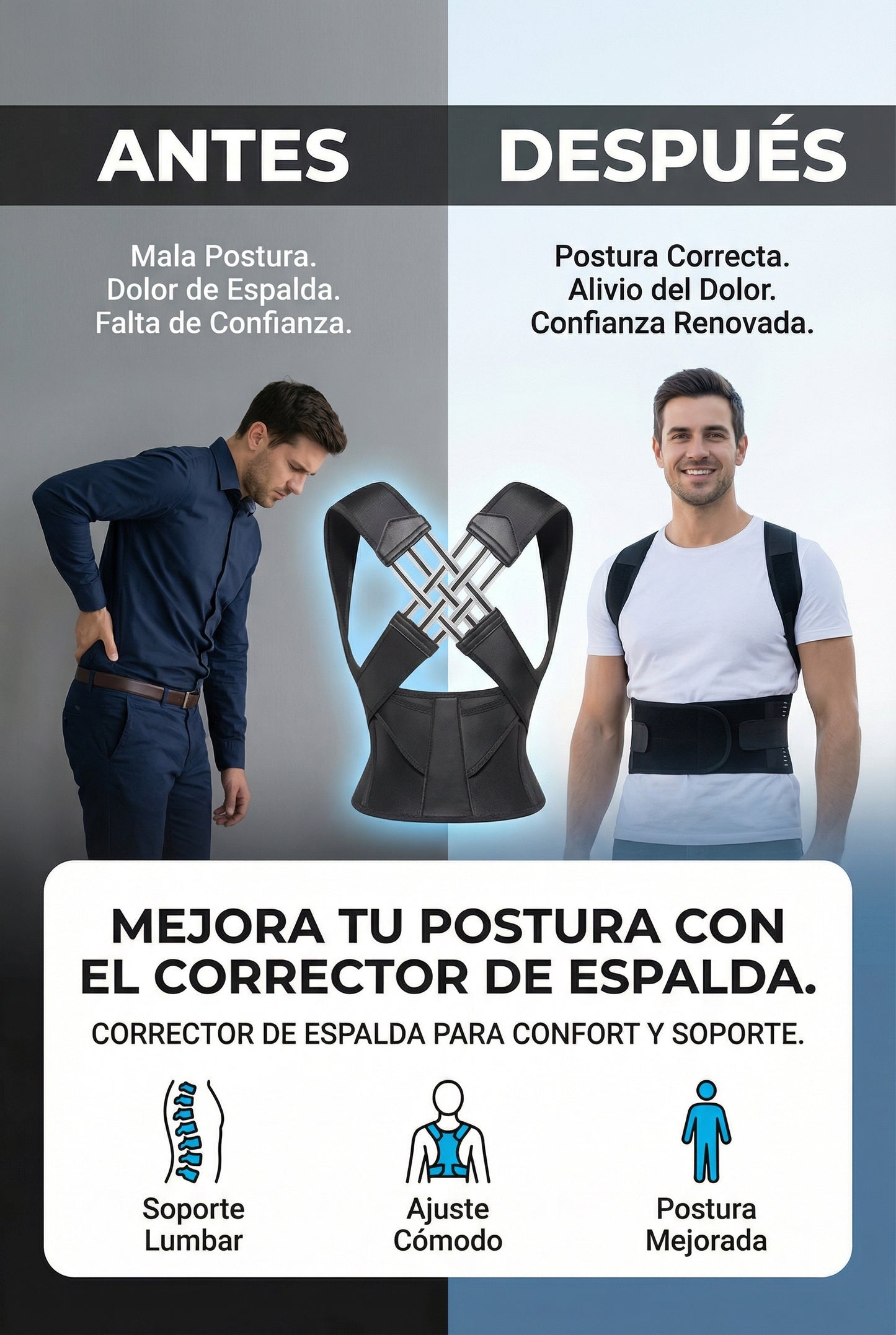 FAJA CORRECTOR DE POSTURA  MYZ-3303